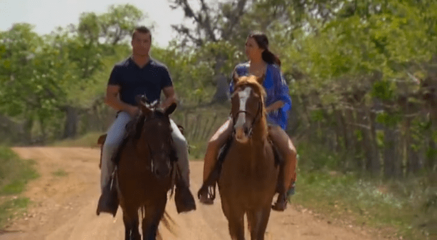 "I'm a little uncomfortable on the horse," Andi says, which is probably a veiled metaphor for her relationship with Chris.