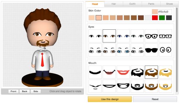 Even the bobbleheads have amazingly limited customization options. (Screengrab via Amazon)