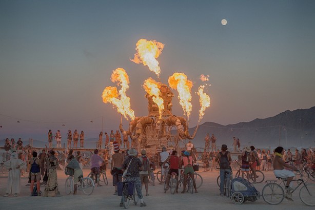 Burning Man 2012. Let them eat... acid? (Photo via Flickr)