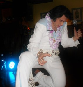 Lamar Peters performs as Elvis. (Photo courtesy of Mr. Peters)