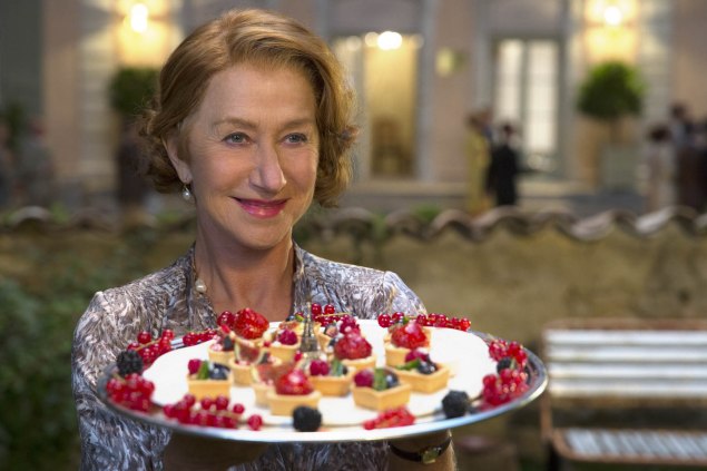 Heen Mirren as Madame Mallory in The Hundred-Foot Journey.