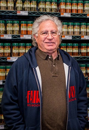 Since Howie Glickberg's grandfather founded a produce stand in the 1930's, groceries have been the family business. Howie, now the company's vice chairman of development, still gets his hands dirty in the stores, whether reorganizing disheveled products or diving in at an unmanned register. (Photo courtesy of Bruce Bobbins)