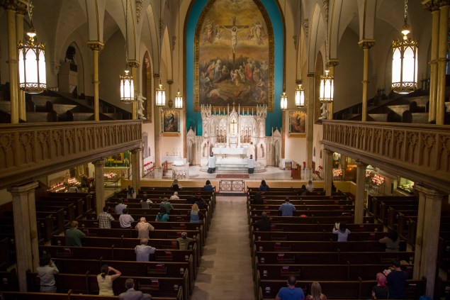 The interior of Holy Innocents (Photo by Kaitlyn Flannagan)
