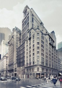 A rendering of the Fifth Avenue flagship, courtesy of Valentino