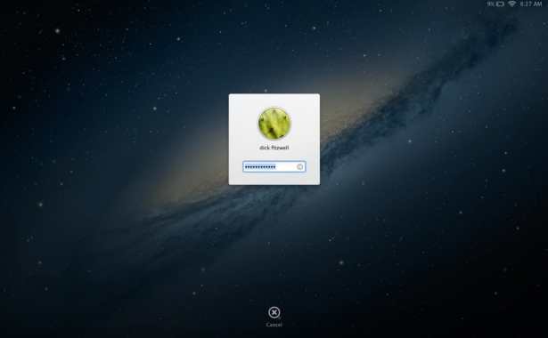 A screenshot from the stolen laptop. (Photo via Oonagh Scallan)
