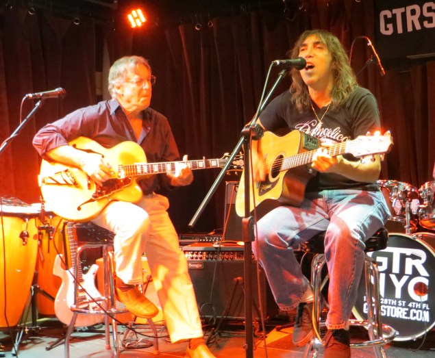 Rock and Roll Hall of Fame inductee John Sebastian and Steve PIsani (Photo by Teddy Kim)