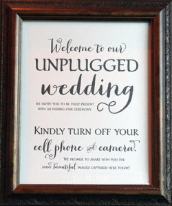 Guests might feel slighted, no matter how fancy your fonts. (Photo via Marrygrams)