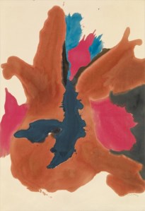 Helen Frankenthaler, Pink Lady (1963) c) Helen Frankenthaler Foundation, Inc./ Artists Rights Society (ARS), New York. Courtesy of Gagosian Gallery. Photo by Rob McKeever. Acrylic on canvas, 84 x 58 in. 