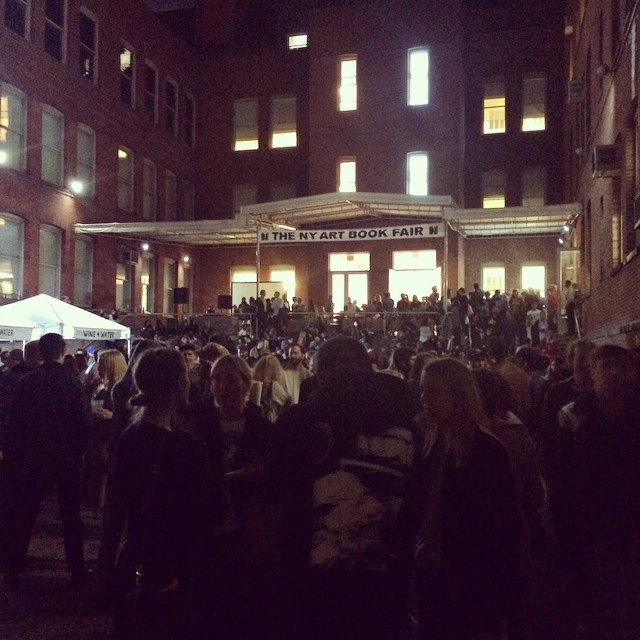 The opening of the New York Art Book Fair at MoMA PS1. (Photo courtesy @yngvildrolland on Instagram) 