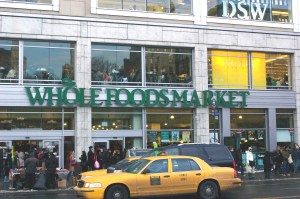 Whole Foods Market in busy Union Square (via Flickr).