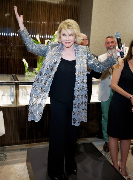 Rivers at Neiman Marcus in Chicago on May 27. (Photo via Getty)
