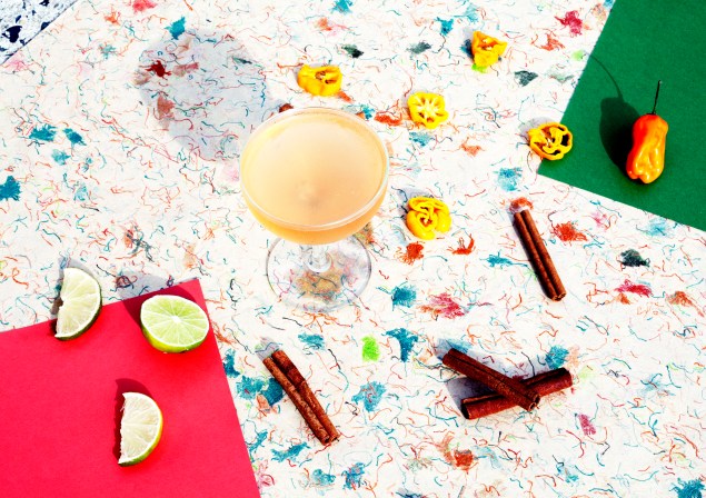 “There’s no gin with a higher proof on the planet,” Allen Katz says of Perry’s Tot. (Photo credit: Roxana Azar)