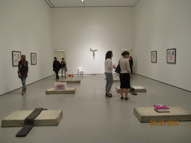 Installation shot from Robert Gober's "A Heart Is Not a Metaphor" at MoMA. (Photo by Alanna Martinez) 