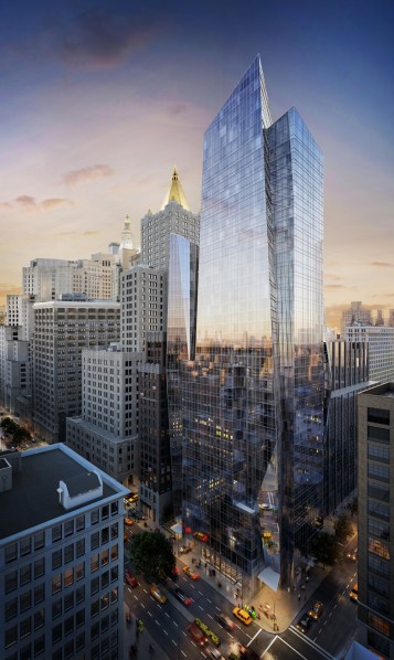 The Equity/Toll Brothers collaboration slated to rise on Park Avenue South, whose rental portion will be known be as Prism.