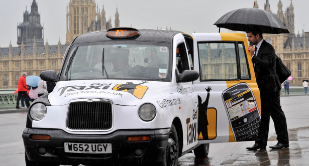 Uber and Lyft aren't the only players in the cap app game. GetTaxi is coming from overseas and intends on making a big splash in NYC. (Photo via Gett)