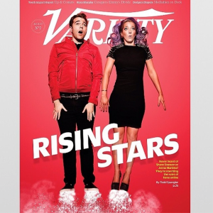 The Variety cover featuring Mr. Dawson and Ms. Marbles. (Facebook)