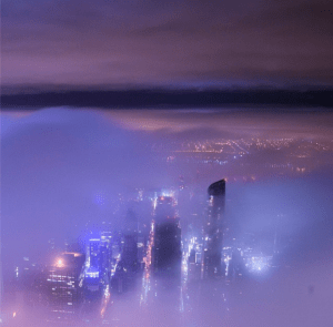 One of the stunning shots taken from atop 423 Park Avenue. (Demid Lebedev/Instagram