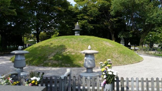 The gathered ashes of tens of thousands of victims of the bombing (Photo courtesy Rabbi Shmuley Boteach)