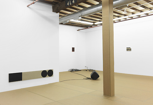 Installation view of "Bedroom Music"