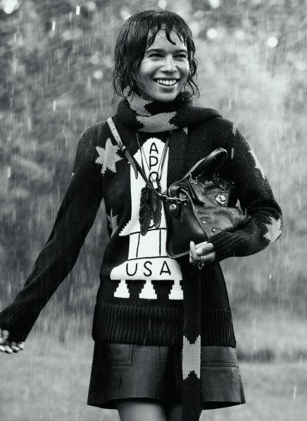 Zoe Kravitz also stars in Coach's Holiday 2014 Dreamers campaign. (Photo via Coach)