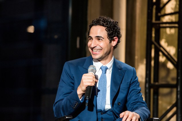 Mr. Posen during last night's event. (Photo via AOL Build)