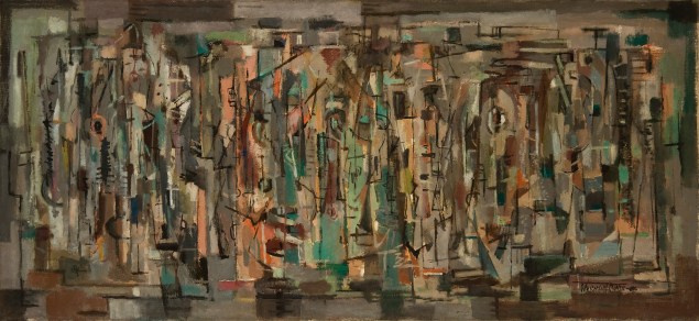 Norman Lewis, Lewis Crossing (1949) (Courtesy of Michael Rosenfeld Gallery, LLC, New York, NY)