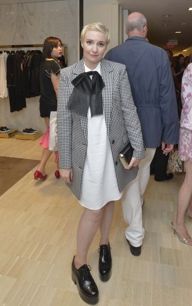 Lena Dunham, Queen of Quirk. (Photo by Eugene Gologursky/Getty Images for Michael Kors)