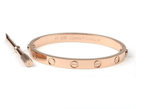 The Cartier Love bracelet is a top seller on TrueFacet. (photo courtesy: TrueFacet)