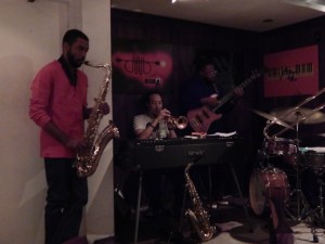 DVRK FUNK plays a relaxed set on a Thursday night at the Whynot Jazz Room