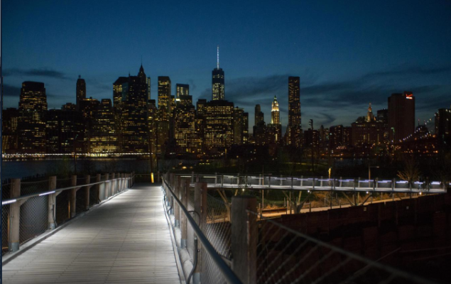 Squibb Park Bridge. (Julienne Schaer/courtesy of Brooklyn Bridge Park)