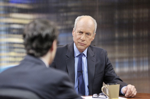 Michael Aron during an episode of "Reporters Roundtable."