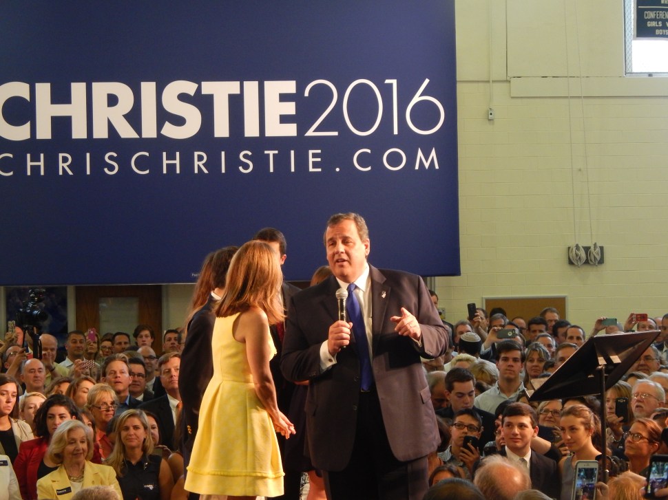 Photo of Christie and his family today by Mark Bonamo.