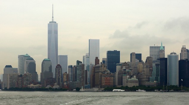 The new World Trade Center building. 