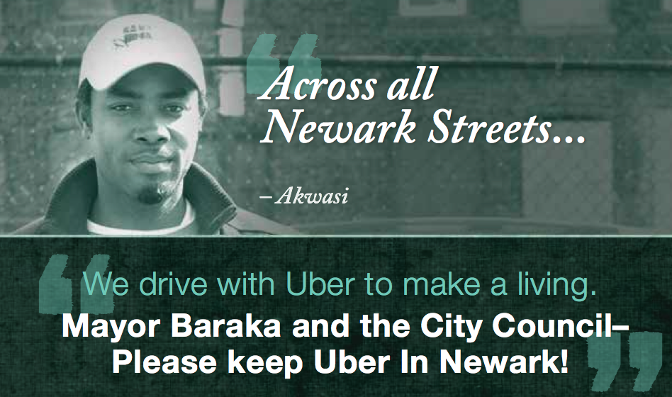 An excerpt from the Uber mailer.