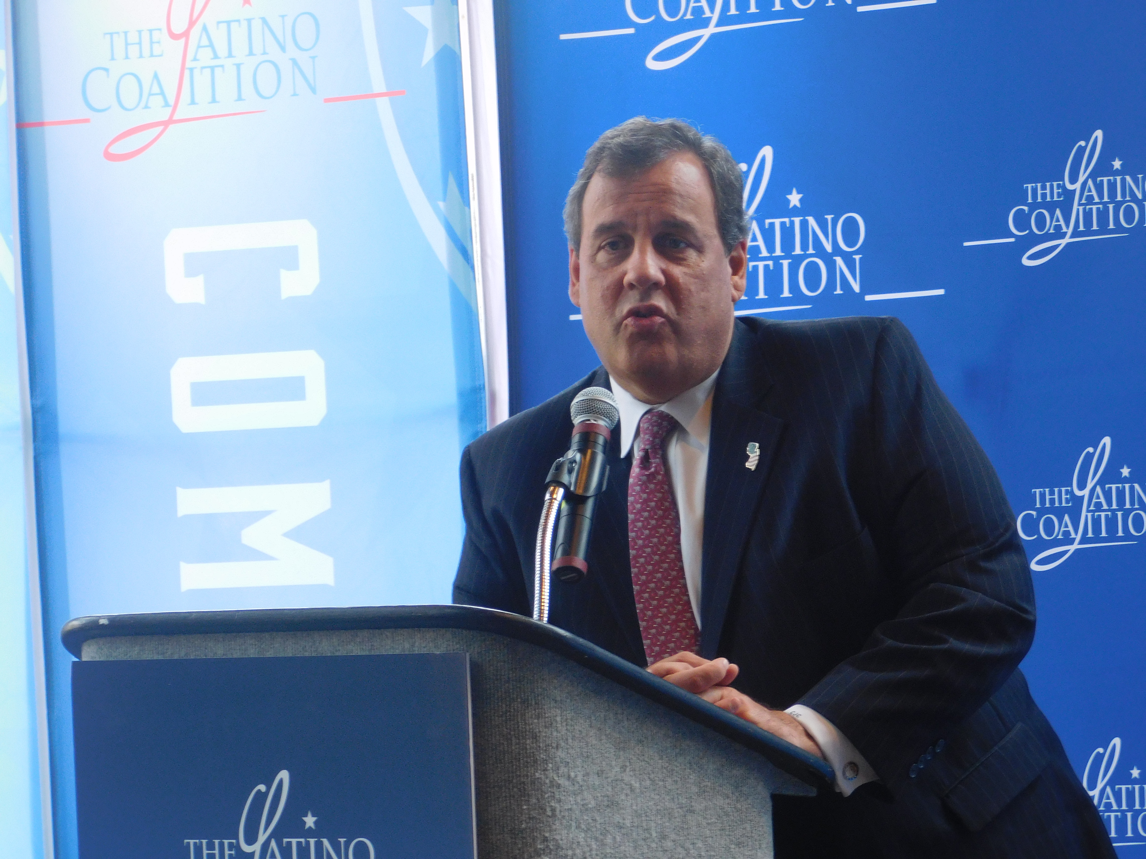 Christie addressed the Latino Coalition at the RNC.