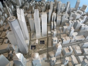 15 39 wtc model from above web 2 WTC Fight and the NYT