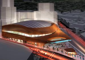 aerial viewa 4 Nets Arena Wins Needed Bond Rating, Mostly [Updated]