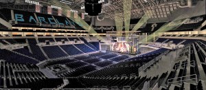 interior of barclays center for concert Inside the Barclays Center