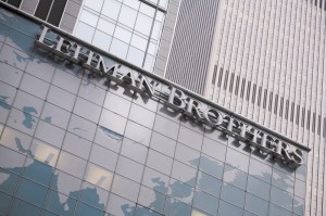 lehman sign getty Memories of the Way We Were … Hopeful Stats a Year Since Lehman