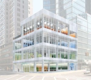 mb rendering TD Decided: Grabs 57th Street Glass Cube