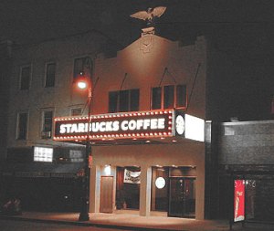 starbucksmarquee Chain Stores and Brand Names Descend Upon Williamsburg
