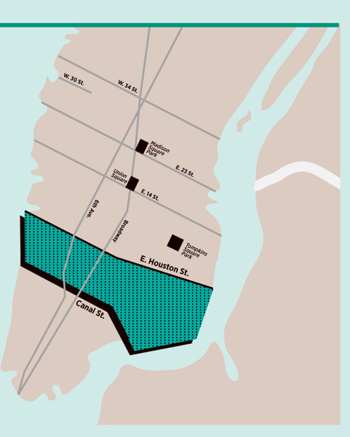 map 4 Hip Retailers, Tech Startups, Compete For Scarcity of Space in SoHo
