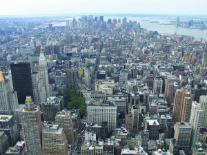 A view of lower Manhattan