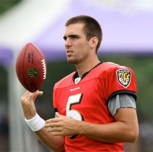 Ravens quarterback Joe Flacco. 