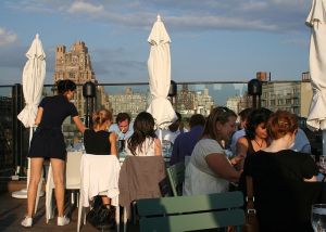 The rooftop at the Meatpacking District Soho House. 