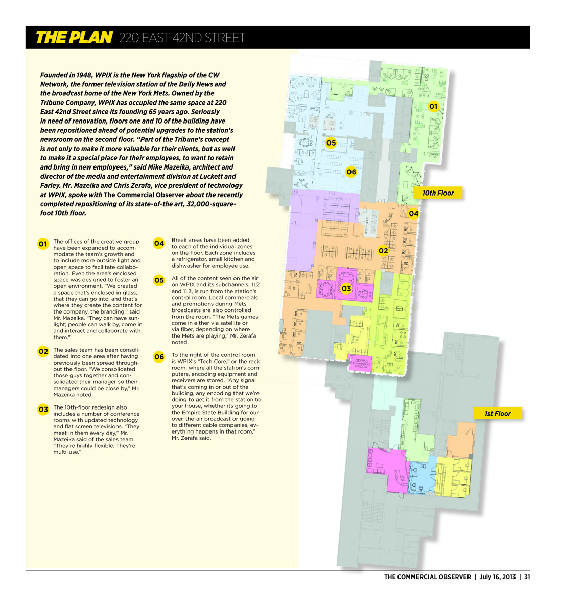 plan The Modernization of the WPIX Building
