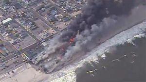 9245927 600x338 Rebuilt Seaside Park, NJ Boardwalk Up in Flames 