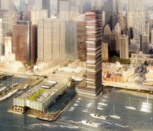Renderings of the new South Street Seaport