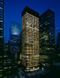 The Seagram Building at 375 Park Avenue.