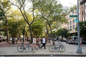 The first phase will allow for a transformation of the park at Spring Street and Sixth Avenue (Photo: NYC Business Solutions)